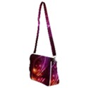  Colorful arcs in neon light, modern graphic art Shoulder Bag with Back Zipper View2