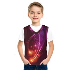  Colorful Arcs In Neon Light, Modern Graphic Art Kids  Sportswear by picsaspassion