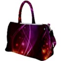  Colorful arcs in neon light, modern graphic art Duffel Travel Bag View1