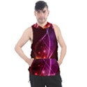  Colorful arcs in neon light, modern graphic art Men s Sleeveless Hoodie View1