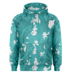 Blue Autumn Maple Leaves Collage, Graphic Design Men s Core Hoodie