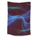 Light waves in Blue and Green, graphic art Large Tapestry View1