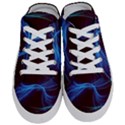 Light waves in Blue and Green, graphic art Half Slippers View1