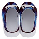 Light waves in Blue and Green, graphic art Half Slippers View4