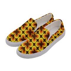 Zappwaits-retro Women s Canvas Slip Ons by zappwaits