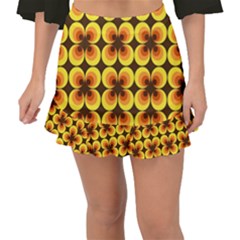 Zappwaits-retro Fishtail Mini Chiffon Skirt by zappwaits