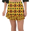 zappwaits-retro Fishtail Mini Chiffon Skirt View1