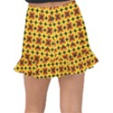 zappwaits-retro Fishtail Mini Chiffon Skirt View2