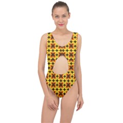 Zappwaits-retro Center Cut Out Swimsuit by zappwaits