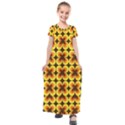 zappwaits-retro Kids  Short Sleeve Maxi Dress View1