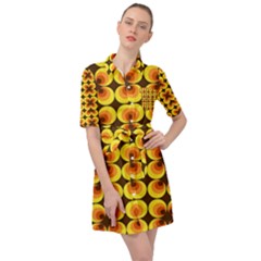 Zappwaits-retro Belted Shirt Dress by zappwaits