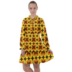 Zappwaits-retro All Frills Chiffon Dress by zappwaits