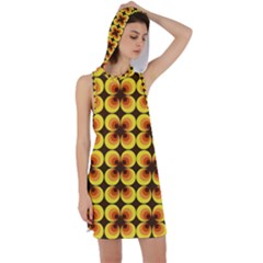 Zappwaits-retro Racer Back Hoodie Dress by zappwaits