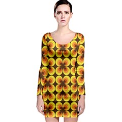 Zappwaits Retro Long Sleeve Bodycon Dress by zappwaits