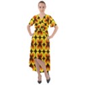 zappwaits retro Front Wrap High Low Dress View1