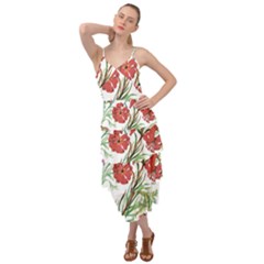 Summer Flowers Layered Bottom Dress by goljakoff