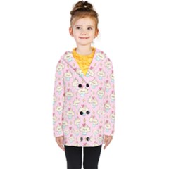 Kawaii Cupcake  Kids  Double Breasted Button Coat by lisamaisak