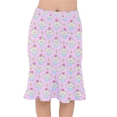 Kawaii Cupcake  Short Mermaid Skirt by lisamaisak