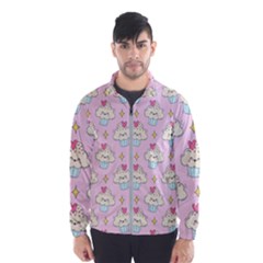 Kawaii Cupcake  Men s Windbreaker by lisamaisak