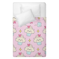 Kawaii Cupcake  Duvet Cover Double Side (single Size)