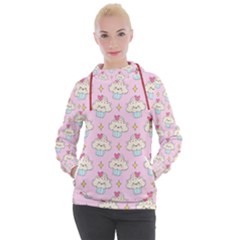 Kawaii Cupcake  Women s Hooded Pullover by lisamaisak