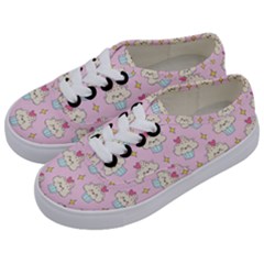 Kawaii Cupcake  Kids  Classic Low Top Sneakers by lisamaisak