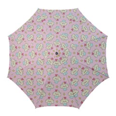 Kawaii Cupcake  Golf Umbrellas