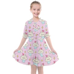 Kawaii Cupcake  Kids  All Frills Chiffon Dress