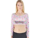 Kawaii Cupcake  Long Sleeve Crop Top View1