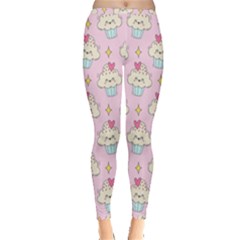 Kawaii Cupcake  Inside Out Leggings