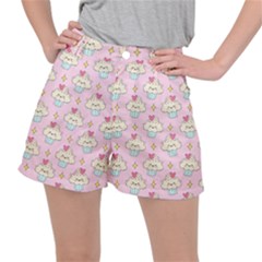 Kawaii Cupcake  Ripstop Shorts by lisamaisak