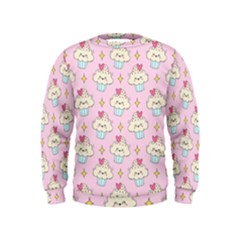 Kawaii Cupcake  Kids  Sweatshirt