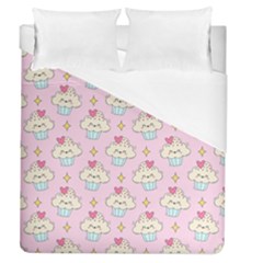 Kawaii Cupcake  Duvet Cover (queen Size) by lisamaisak