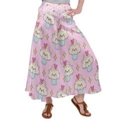 Kawaii Cupcake  Satin Palazzo Pants by lisamaisak