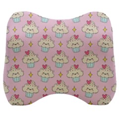 Kawaii Cupcake  Velour Head Support Cushion by lisamaisak