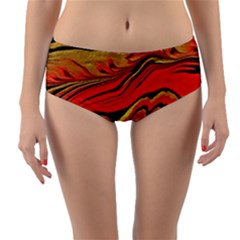 Warrior s Spirit  Reversible Mid-waist Bikini Bottoms