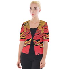 Warrior s Spirit  Cropped Button Cardigan