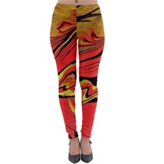 Warrior s Spirit  Lightweight Velour Leggings by BrenZenCreations