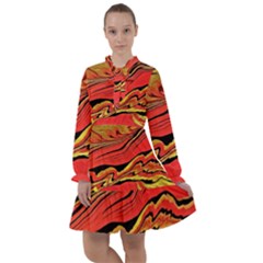 Warrior s Spirit  All Frills Chiffon Dress by BrenZenCreations