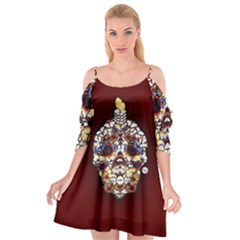 Carnival Of Souls - Solo - By Larenard Cutout Spaghetti Strap Chiffon Dress