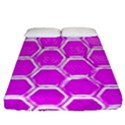 Hexagon Windows Fitted Sheet (Queen Size) View1