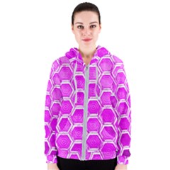 Hexagon Windows Women s Zipper Hoodie by essentialimage