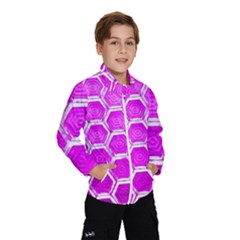 Hexagon Windows Kids  Windbreaker