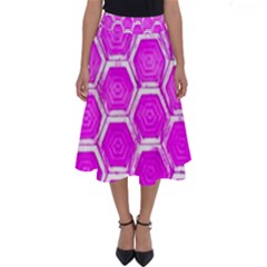 Hexagon Windows Perfect Length Midi Skirt by essentialimage