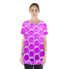 Hexagon Windows Skirt Hem Sports Top by essentialimage