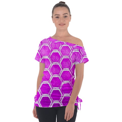 Hexagon Windows Tie-up Tee by essentialimage