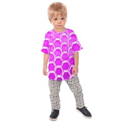 Hexagon Windows Kids  Raglan Tee