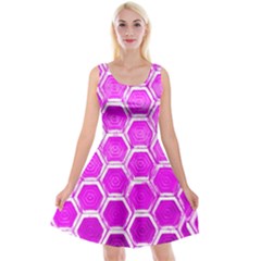 Hexagon Windows Reversible Velvet Sleeveless Dress by essentialimage