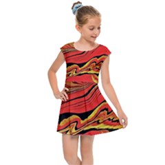 Warrior Spirit Kids  Cap Sleeve Dress by BrenZenCreations