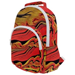 Warrior Spirit Rounded Multi Pocket Backpack by BrenZenCreations